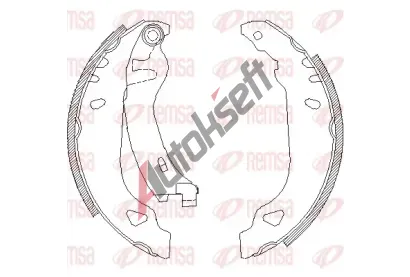 REMSA Brzdové pakny RMS 4179.01, RE 4179.01 REMSA Brzdové pakny RMS 4179.01, RE 4179.01