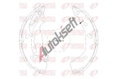 REMSA Brzdov� pakny RMS 4193.00, 4193.00