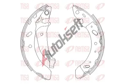 REMSA Brzdové pakny RMS 4194.01, 4194.01 REMSA Brzdové pakny RMS 4194.01, 4194.01