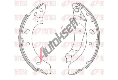 REMSA Brzdové pakny RMS 4194.02, 4194.02 REMSA Brzdové pakny RMS 4194.02, 4194.02