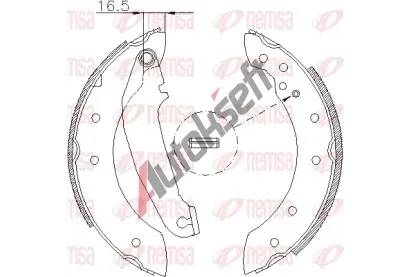 REMSA Brzdov pakny RMS 4199.00, 4199.00