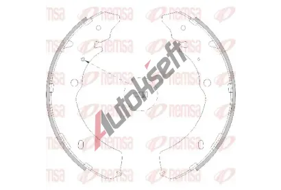 REMSA Brzdov� pakny RMS 4216.00, 4216.00