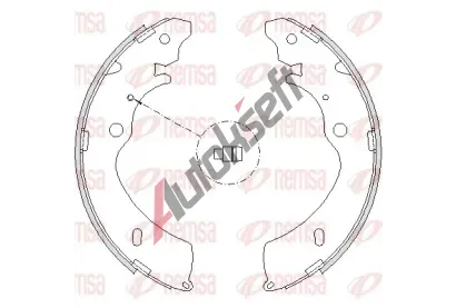 REMSA Brzdov pakny RMS 4224.00, 4224.00