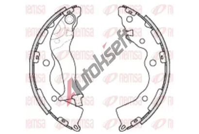 REMSA Brzdové pakny RMS 4234.00, 4234.00 REMSA Brzdové pakny RMS 4234.00, 4234.00
