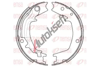 REMSA Brzdov elist, parkovac brzda RMS 4235.00, 4235.00