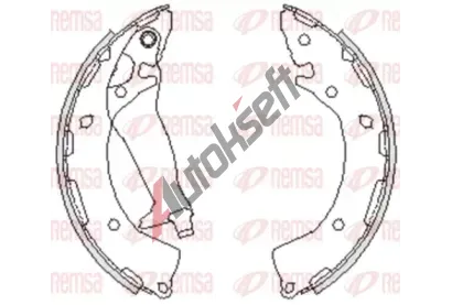 REMSA Brzdové pakny RMS 4248.00, 4248.00 REMSA Brzdové pakny RMS 4248.00, 4248.00