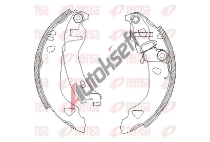 REMSA Brzdov pakny RMS 4302.00, RE 4302.00