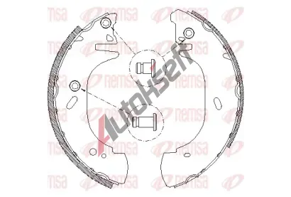 REMSA Brzdov pakny RMS 4306.00, RE 4306.00