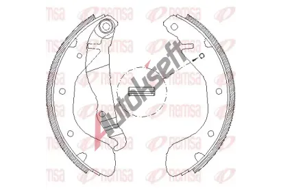 REMSA Brzdov� pakny RMS 4307.00, RE 4307.00