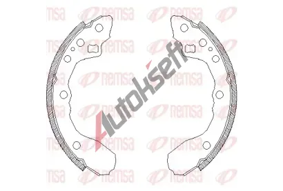 REMSA Brzdov pakny RMS 4344.00, 4344.00