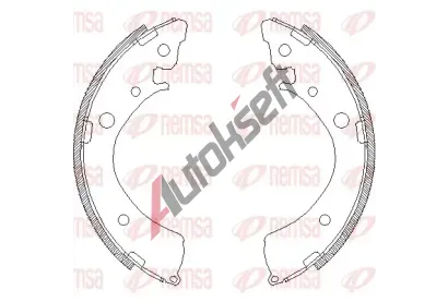 REMSA Brzdov� pakny RMS 4367.00, RE 4367.00