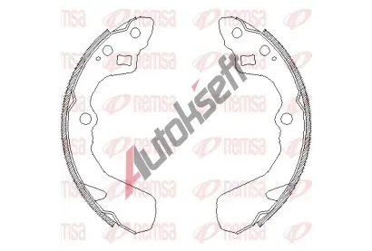 REMSA Brzdov pakny RE 4386.00, RMS 4386.00