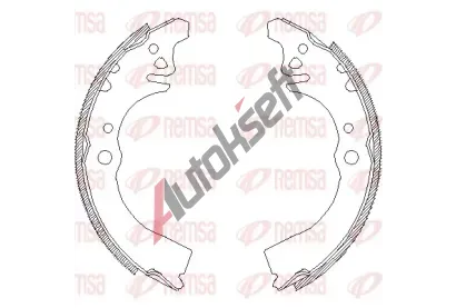 REMSA Brzdové pakny RMS 4389.00, 4389.00 REMSA Brzdové pakny RMS 4389.00, 4389.00