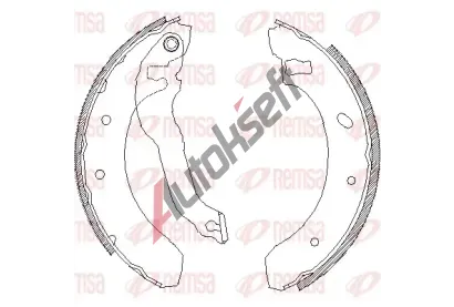 REMSA Brzdov pakny RMS 4395.00, 4395.00