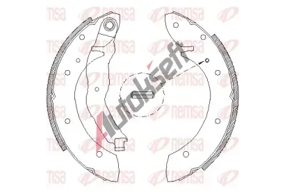 REMSA Brzdov pakny RMS 4396.01, RE 4396.01