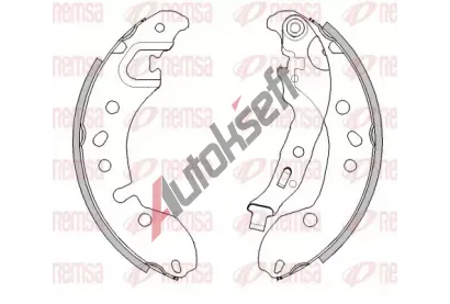 REMSA Brzdov� pakny RMS 4442.00, 4442.00