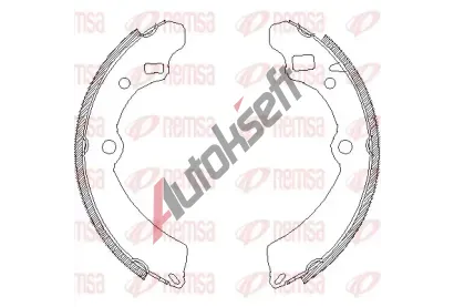 REMSA Brzdov� pakny RMS 4504.00, RE 4504.00