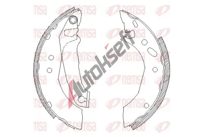 REMSA Brzdov pakny RMS 4507.00, RE 4507.00