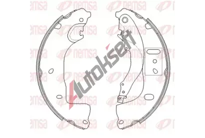 REMSA Brzdov� pakny RMS 4539.00, 4539.00