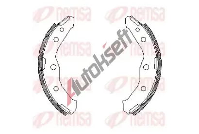 REMSA Brzdov pakny RMS 4547.00, 4547.00