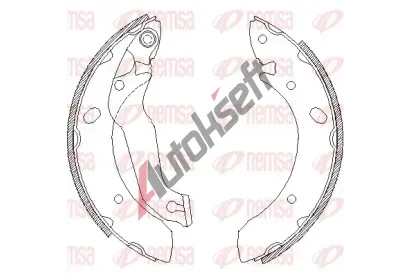 REMSA Brzdov pakny RMS 4633.00, RE 4633.00