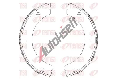REMSA Brzdov� �elist, parkovac� brzda RMS 4652.00, RE 4652.00