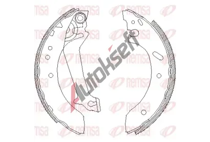 REMSA Brzdov pakny RE 4670.01, RMS 4670.01