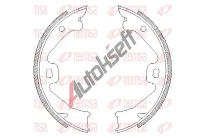 REMSA Brzdov elist, parkovac brzda RMS 4704.00, 4704.00