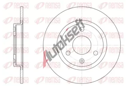 REMSA Brzdov kotou - 238 mm RMS 6070.00, RE 6070.00