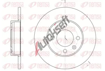 REMSA Brzdov� kotou� - 239 mm RMS 6086.00, RE 6086.00