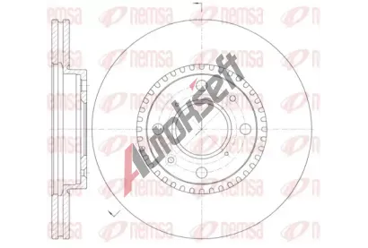 REMSA Brzdový kotouč - 252 mm RMS 61002.10, RE 61002.10 REMSA Brzdový kotouč - 252 mm RMS 61002.10, RE 61002.10