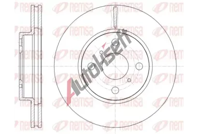 REMSA Brzdový kotouč - 255 mm RMS 61005.10, 61005.10 REMSA Brzdový kotouč - 255 mm RMS 61005.10, 61005.10
