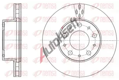 REMSA Brzdov kotou - 280 mm RMS 61015.10, RE 61015.10
