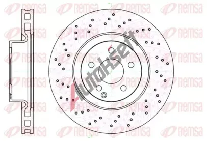 REMSA Brzdový kotouč - 335 mm RMS 61032.10, 61032.10  REMSA Brzdový kotouč - 335 mm RMS 61032.10, 61032.10