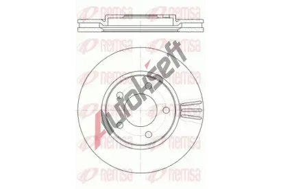 REMSA Brzdov kotou - 281 mm RMS 61047.10, 61047.10