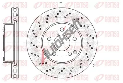 REMSA Brzdov kotou - 295 mm RMS 61068.10, 61068.10