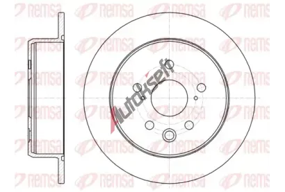REMSA Brzdový kotouč - 291 mm RMS 61075.00, 61075.00 REMSA Brzdový kotouč - 291 mm RMS 61075.00, 61075.00