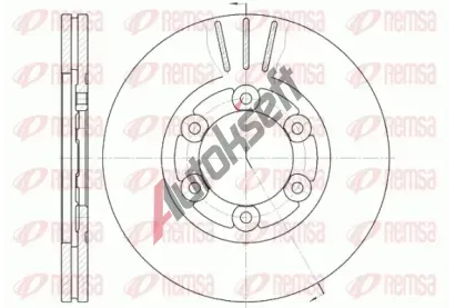 REMSA Brzdov kotou - 261 mm RMS 61164.10, RE 61164.10