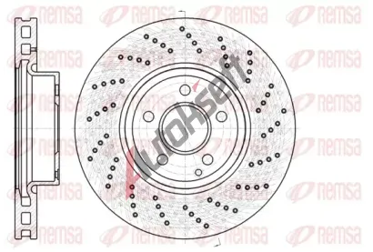 REMSA Brzdov kotou - 322 mm RMS 61185.10, 61185.10