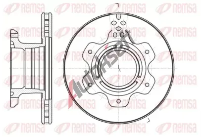REMSA Brzdov kotou - 324 mm RMS 61191.10, 61191.10