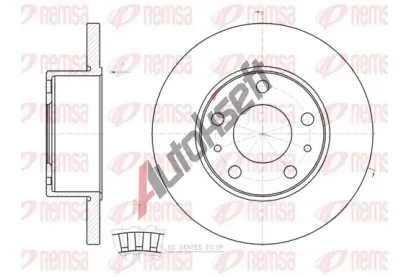 REMSA Brzdov kotou - 276 mm RMS 61202.00, 61202.00
