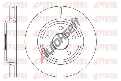 REMSA Brzdov kotou - 328 mm RMS 61210.10, 61210.10