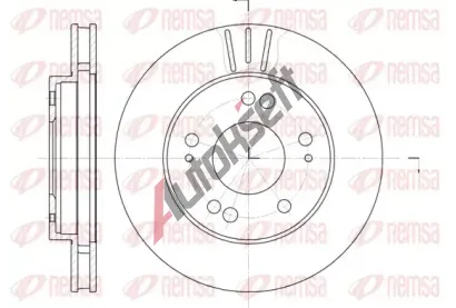 REMSA Brzdov kotou - 256 mm RMS 61220.10, RE 61220.10