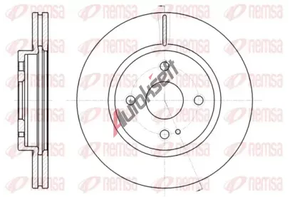 REMSA Brzdový kotouč - 258 mm RMS 61266.10, 61266.10 REMSA Brzdový kotouč - 258 mm RMS 61266.10, 61266.10
