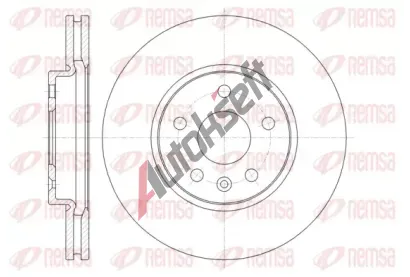 REMSA Brzdový kotouč - 276 mm RMS 61313.10, 61313.10 REMSA Brzdový kotouč - 276 mm RMS 61313.10, 61313.10
