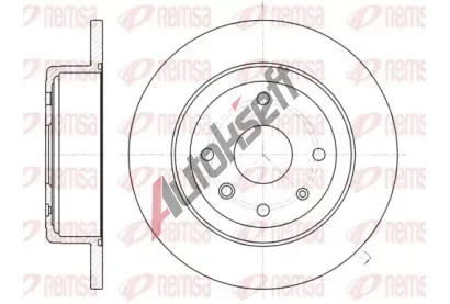 REMSA Brzdov kotou - 276 mm RMS 61321.00, 61321.00