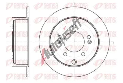 REMSA Brzdov kotou - 262 mm RMS 61401.00, 61401.00