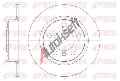 REMSA Brzdový kotouč - 280 mm RMS 61441.00, 61441.00  REMSA Brzdový kotouč - 280 mm RMS 61441.00, 61441.00
