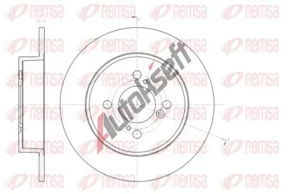 REMSA Brzdový kotouč - 259 mm RMS 61483.00, 61483.00 REMSA Brzdový kotouč - 259 mm RMS 61483.00, 61483.00