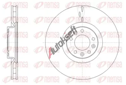 REMSA Brzdový kotouč - 340 mm RMS 61498.10, 61498.10 REMSA Brzdový kotouč - 340 mm RMS 61498.10, 61498.10